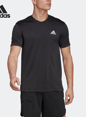Adidas/阿迪达斯官方正品 TRAINING 男子舒适透气运动T恤 HT9052