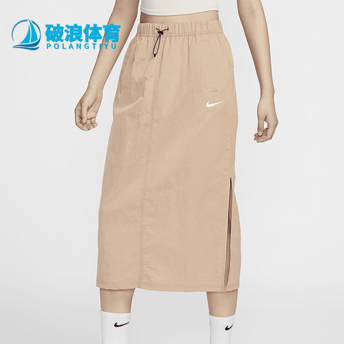 耐克女士休闲宽松透气舒适半身裙