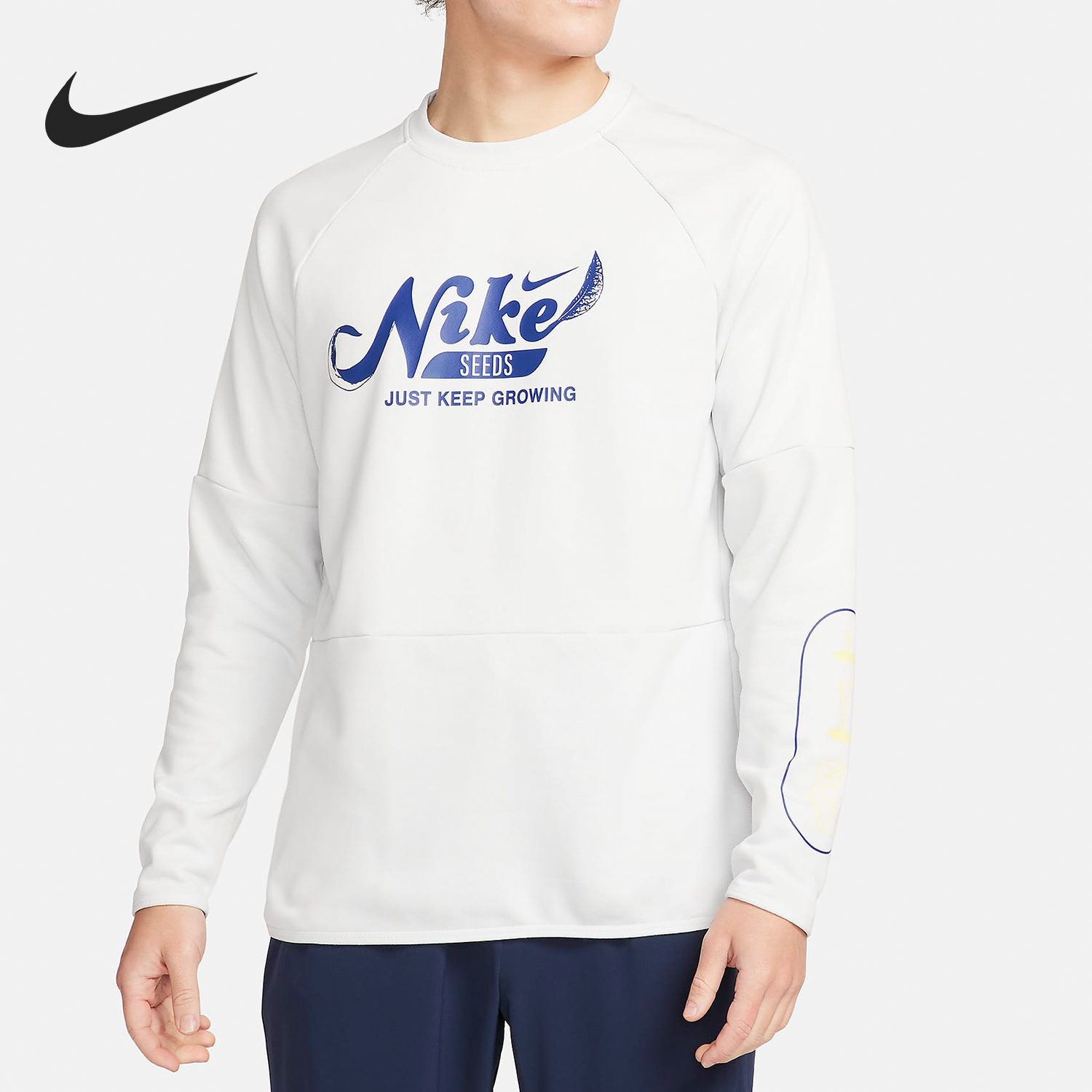 Nike/耐克正品春季新款男士运动休闲针织圆领卫衣FN3290-025