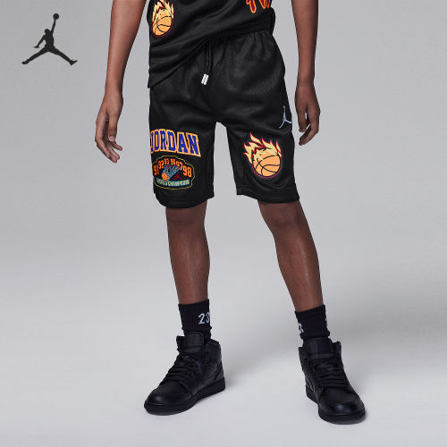 Nike耐克正品Jordan大童系带口袋休闲运动日常出行短裤95C645-023