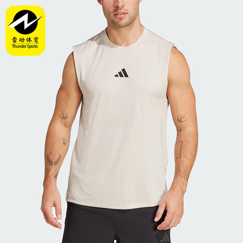 Adidas/阿迪达斯正品2025新款男士经典透气运动健身背心JM3188