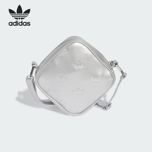 Adidas/阿迪达斯正品三叶草男女时尚钻石形单肩斜挎包JW0051