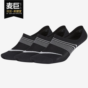 新款 Nike 夏季 女袜船袜童袜子 低帮透气舒适运动袜SX5839 耐克正品