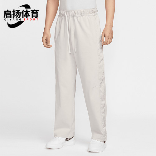 Nike/耐克正品新款男士针织运动宽松休闲直筒长裤HJ3900-104