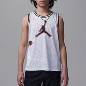 耐克正品 JORDAN大童针织斑点透气经典 无袖 Nike 球衣II3095 100