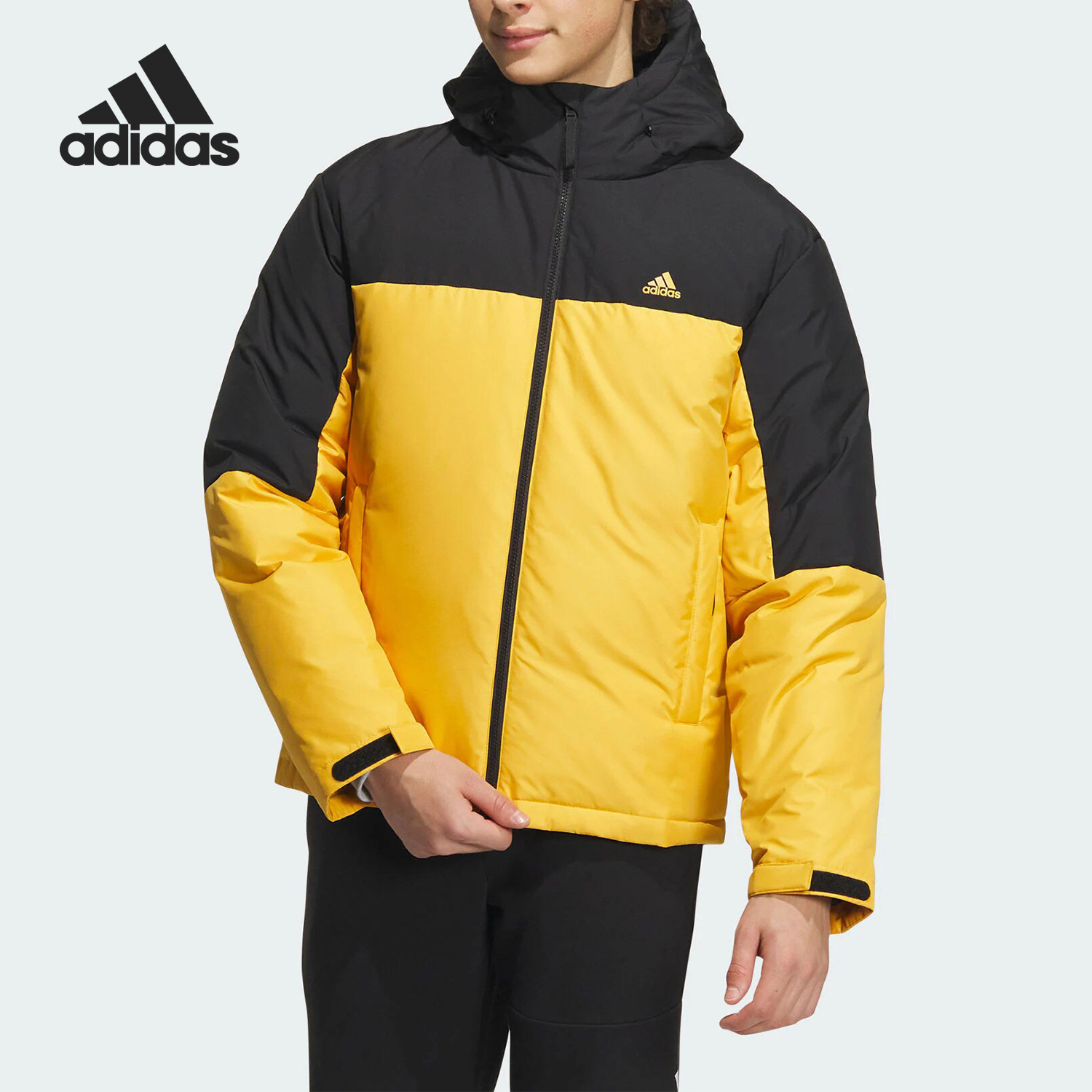 阿迪达斯正品男士羽绒服
