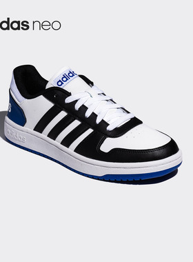 Adidas/阿迪达斯正品NEO男女当季新款皮面低帮休闲板鞋FW5994