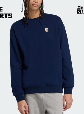 Adidas/阿迪达斯正品M DOG SOCK SWT男士休闲运动宽松卫衣JW8520