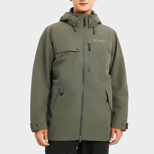 Columbia/哥伦比亚正品新款男士连帽拉链运动棉服WE2495397