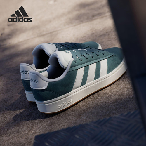 Adidas/阿迪达斯官方正品当季款男女运动三条纹板鞋JQ3007