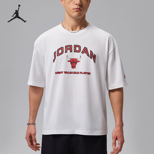 Nike/耐克正品Jordan男士字母印花经典休闲短袖T恤IF3122-100
