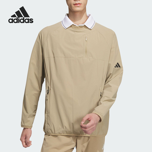 圆领宽松运动高尔夫长袖 Adidas 男士 新款 IM6422 阿迪达斯正品