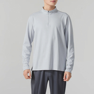 T恤1387434 男子户外半拉链立领长袖 2025新款 014 安德玛正品
