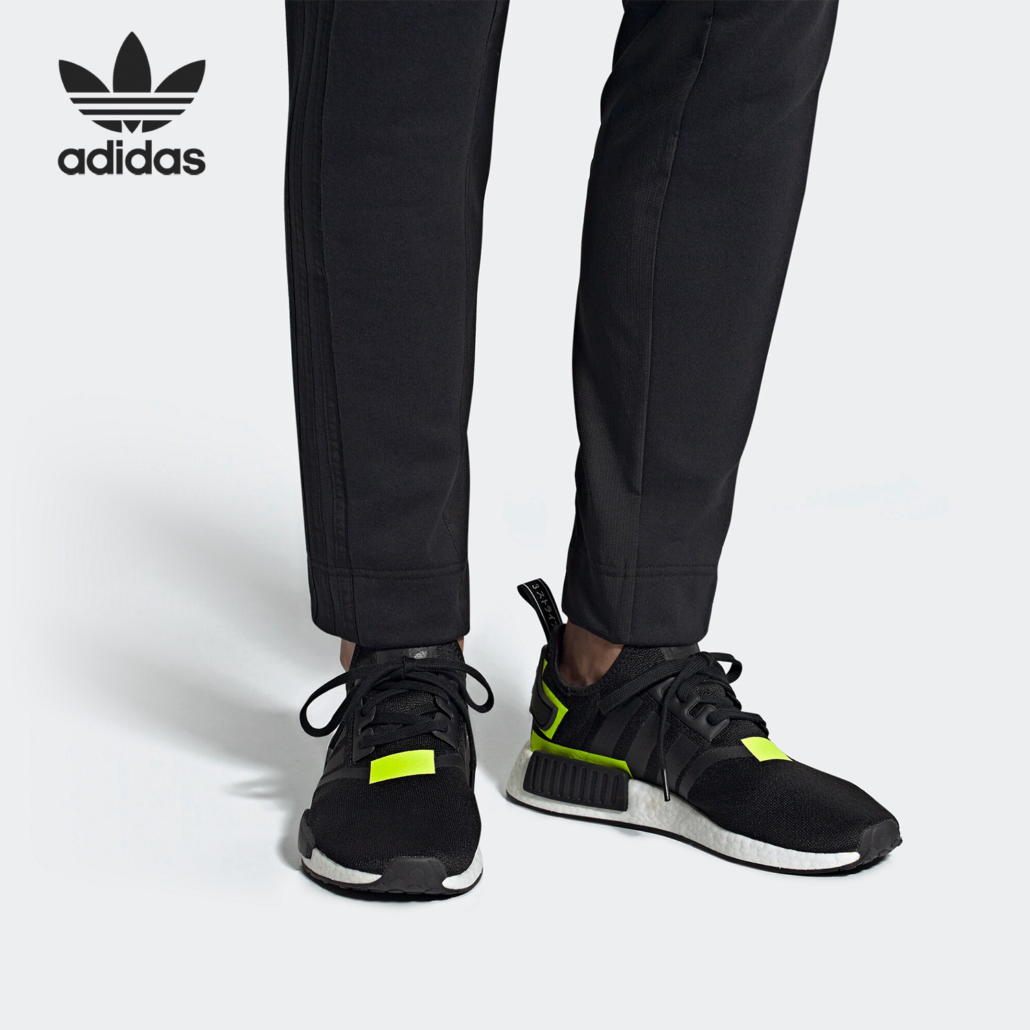 Adidas/阿迪达斯正品 当季新款中性NMD_R1三叶草系列运动鞋BD7751