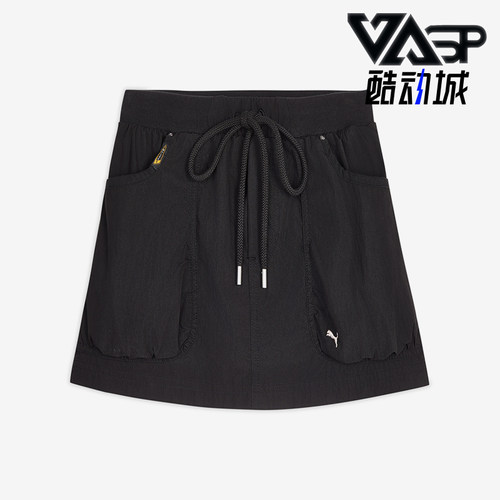 Puma/彪马正品女士抽绳工装防走光立体大口袋短裤638034-01