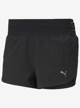 Puma/彪马正品休闲新款女士训练轻盈透气跑步运动短裤520171-01