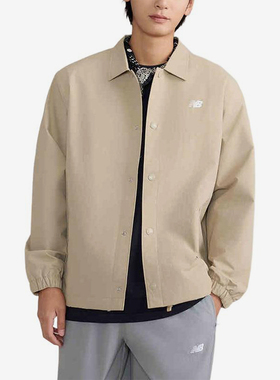 New Balance/NB正品秋季新款男女梭织翻领夹克外套AMJ43312-SOT