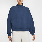 半拉链卫衣HQ8189 Nike 410 款 女士立领套头经典 耐克正品 2025冬季