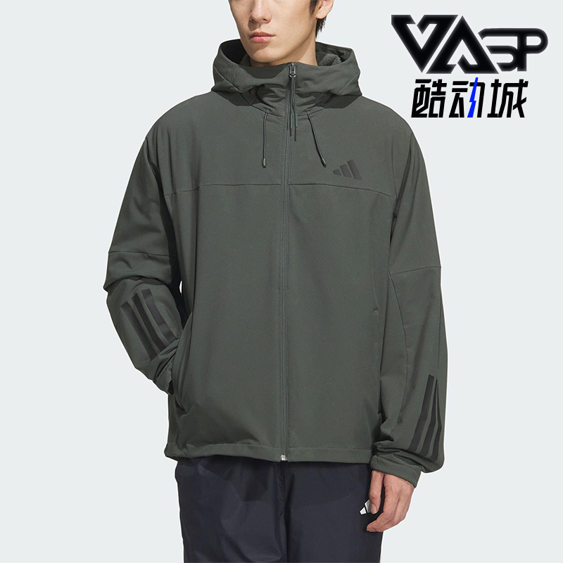 Adidas/阿迪达斯正品V SFT SHELL JK2男女运动加绒户外外套KF5225