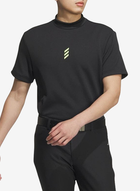 Adidas/阿迪达斯正品CodeChaos男士套头半高领经典短袖T恤JJ0222