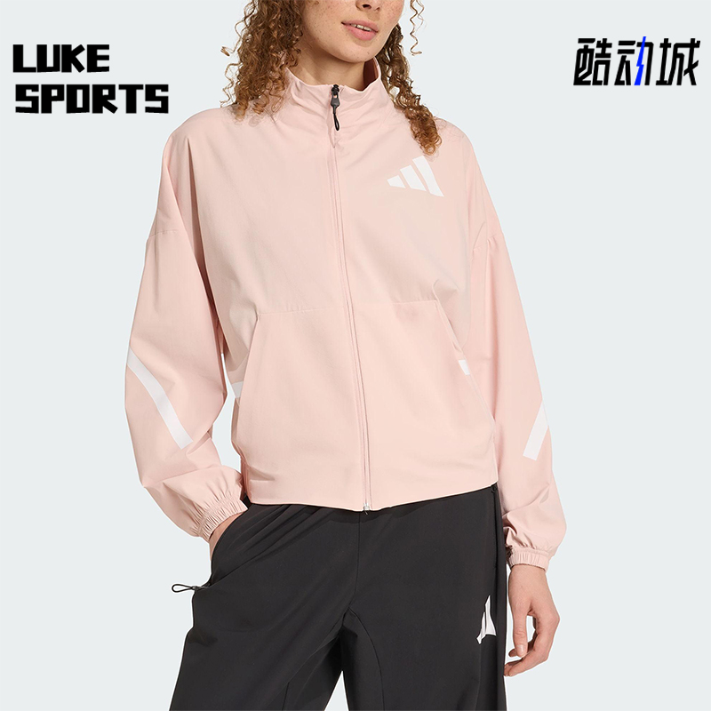 Adidas/阿迪达斯正品W Z.N.E. WV TT女士运动梭织宽松外套KE4883