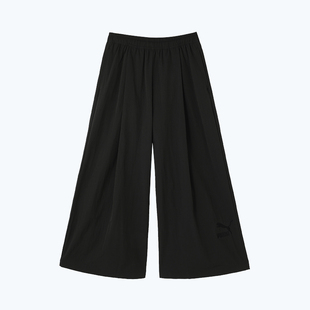 彪马正品 W女士运动休闲宽松抽绳长裤 Pants Woven Puma