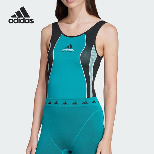 Adidas/阿迪达斯官方正品EQT BODYSUIT女士运动紧身连体衣JJ0298