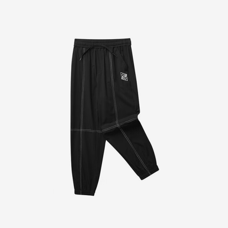 Skechers/斯凯奇正品2024新款男童凉感宽松运动休闲梭织长裤