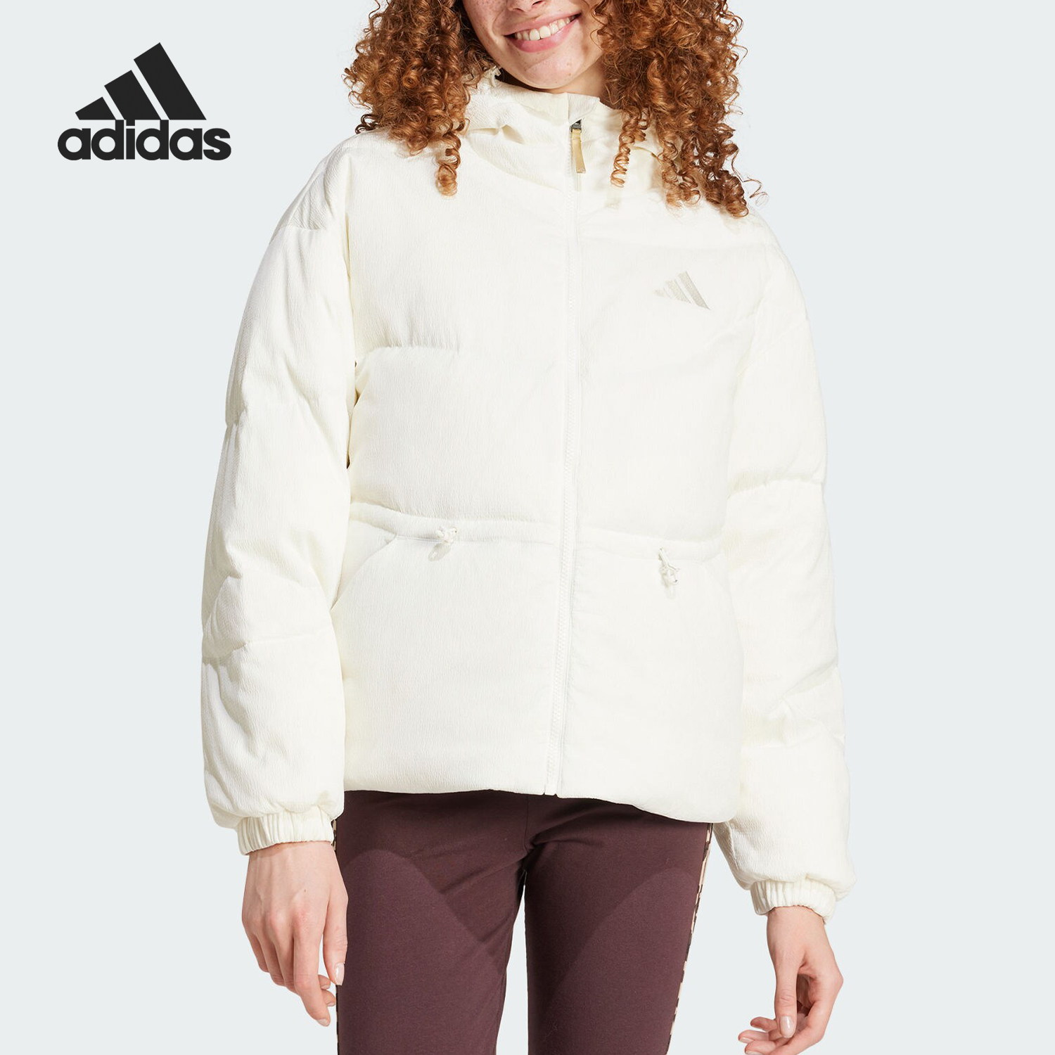 Adidas/阿迪达斯正品W DOWN JKT女士简约保暖羽绒服JG5931