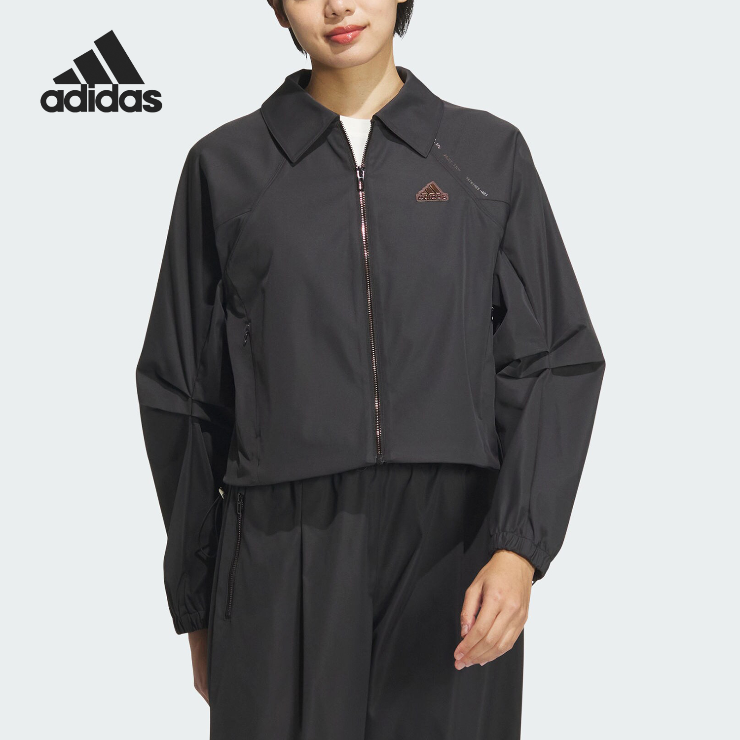 阿迪达斯女士运动休闲外套