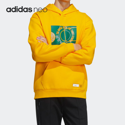 Adidas/阿迪达斯官方正品NEO男子运动休闲训练连帽套头卫衣GP4803