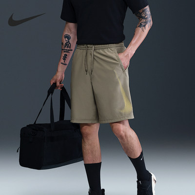 Nike/耐克正品2025夏季款男士梭织跑步运动短裤HJ4046-320