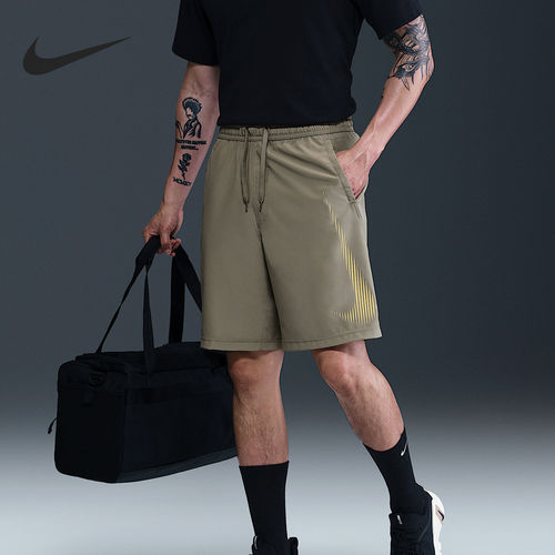 Nike/耐克正品2025夏季款男士梭织跑步运动短裤HJ4046-320