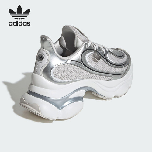 Adidas/阿迪达斯官方正品三叶草女士厚底耐磨运动老爹鞋KI0557