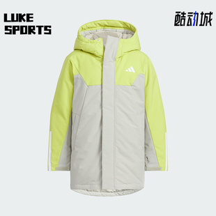 PARKA Adidas DOWN儿童保暖拼接羽绒服KC5410 阿迪达斯正品