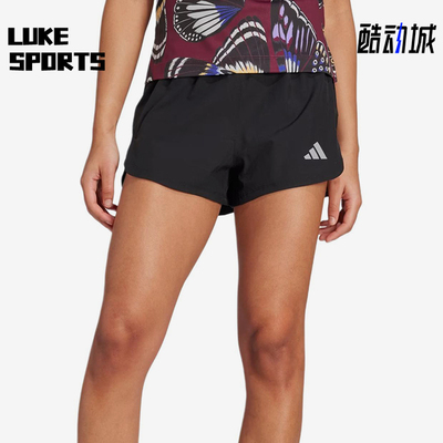Adidas/阿迪达斯正品女士高腰柔软时尚三分运动短裤KA6364