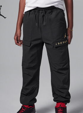 Nike/耐克正品Jordan 大童梭织薄绒衬里运动长裤IF3745-010