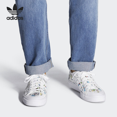 Adidas/阿迪达斯正品三叶草 NIZZA X DISNEY男女运动休闲鞋FW0645