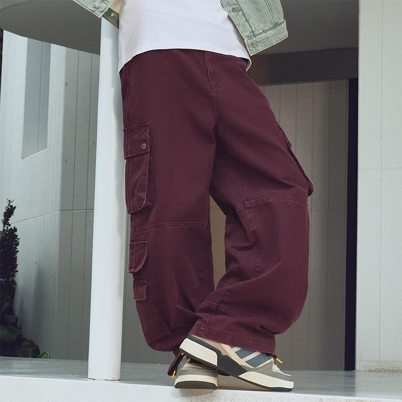 Adidas/阿迪达斯正品三叶草男士经典潮流休闲宽松梭织长裤IA7507