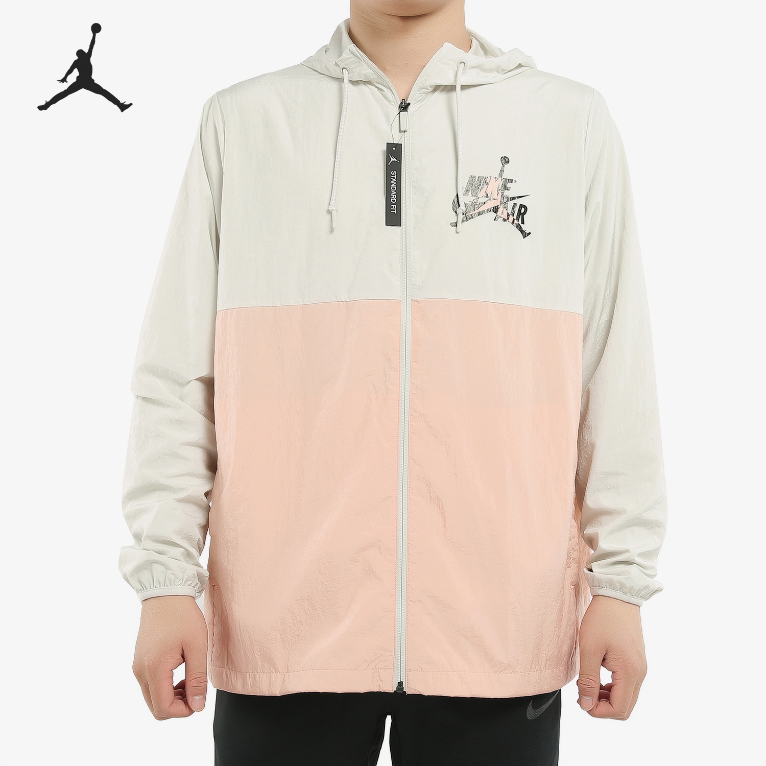 Nike/耐克正品JORDAN男士篮球运动连帽梭织外套CK2218-072