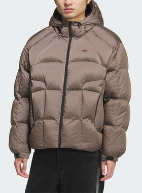 Adidas/阿迪达斯正品三叶草男士休闲复古宽松面包羽绒服KS6080