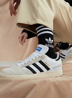 Adidas/阿迪达斯正品三叶草BUSENITZ男女低帮休闲板鞋FV5877