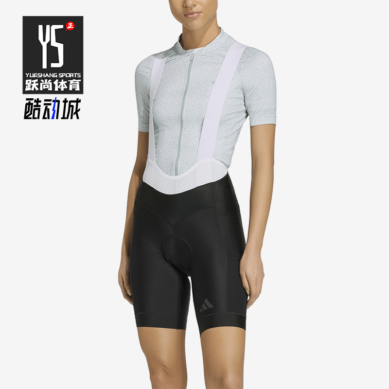 Adidas/阿迪达斯正品新款女黑灰色自行车经典修身骑行裤KB9575