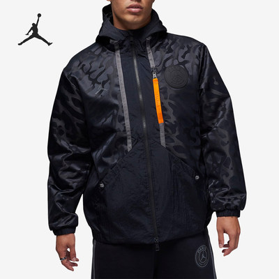Nike/耐克正品聚酯纤维新款男子梭织防风连帽运动外套DZ2908