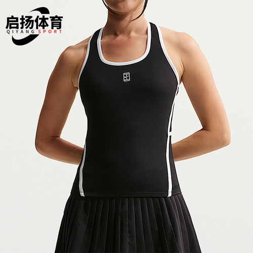 Nike/耐克正品Dri-FIT女士网眼网球经典背心无袖T恤II3607-010