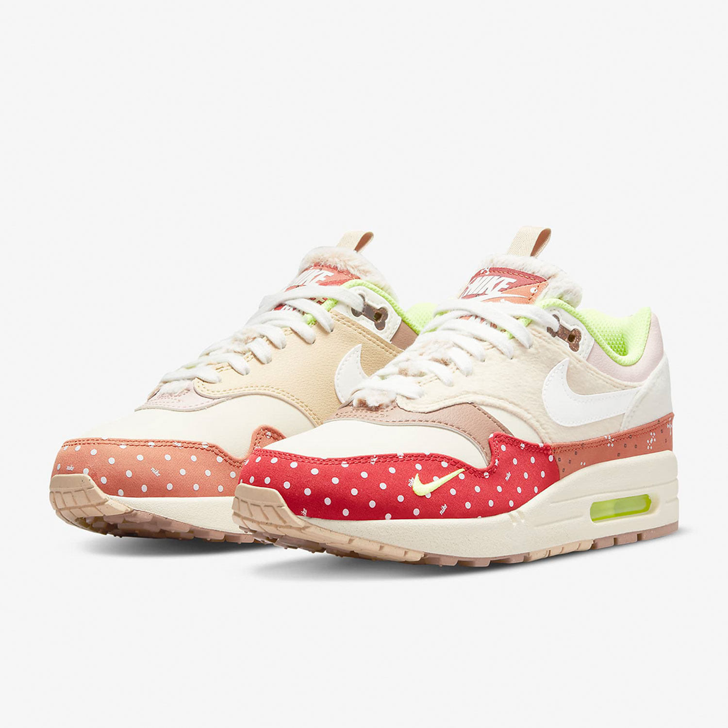 Nike/耐克正品Air Max 1 PRM 女子舒适复古气垫跑步鞋 DR2553-111