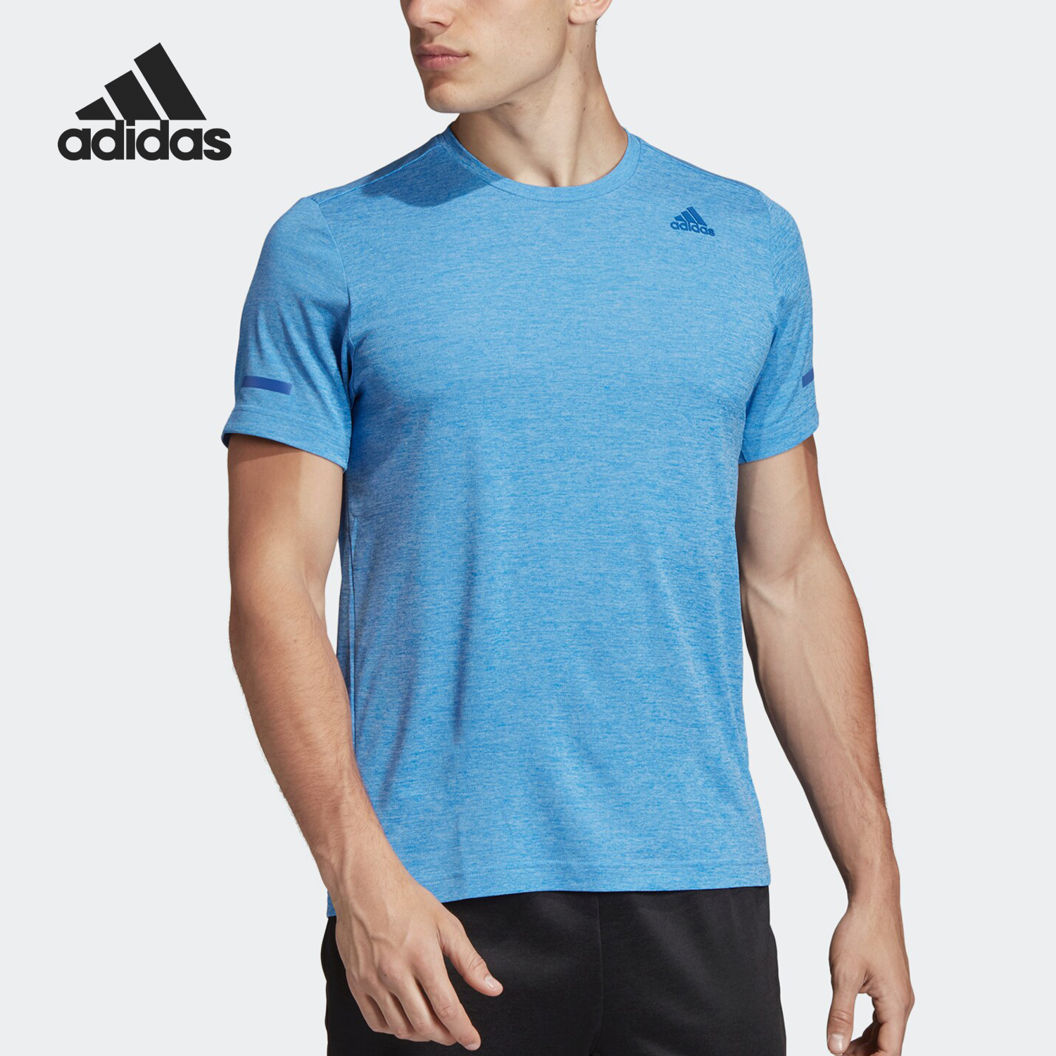 Adidas/阿迪达斯正品夏季男子休闲运动训练短袖T恤FL8582 FL8580