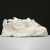 斯凯奇正品 老爹鞋 当季 Skechers 新款 女子松糕熊猫鞋 蝴蝶结休闲鞋