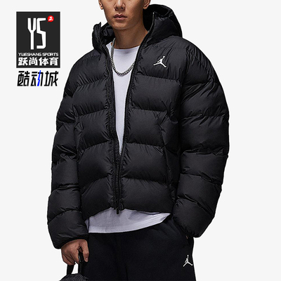 Nike/耐克正品JORDAN男士休闲保暖连帽宽松运动棉服HV0533-010