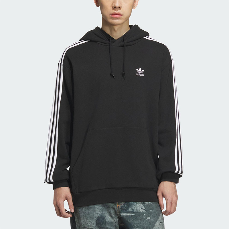 Adidas/阿迪达斯正品三叶草男士日常运动宽松连帽休闲卫衣KD1860